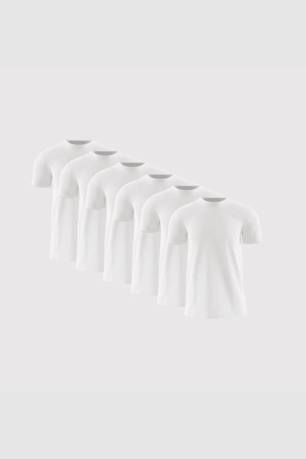 6 PACK - WHITE T-SHIRTS Alpha Aura