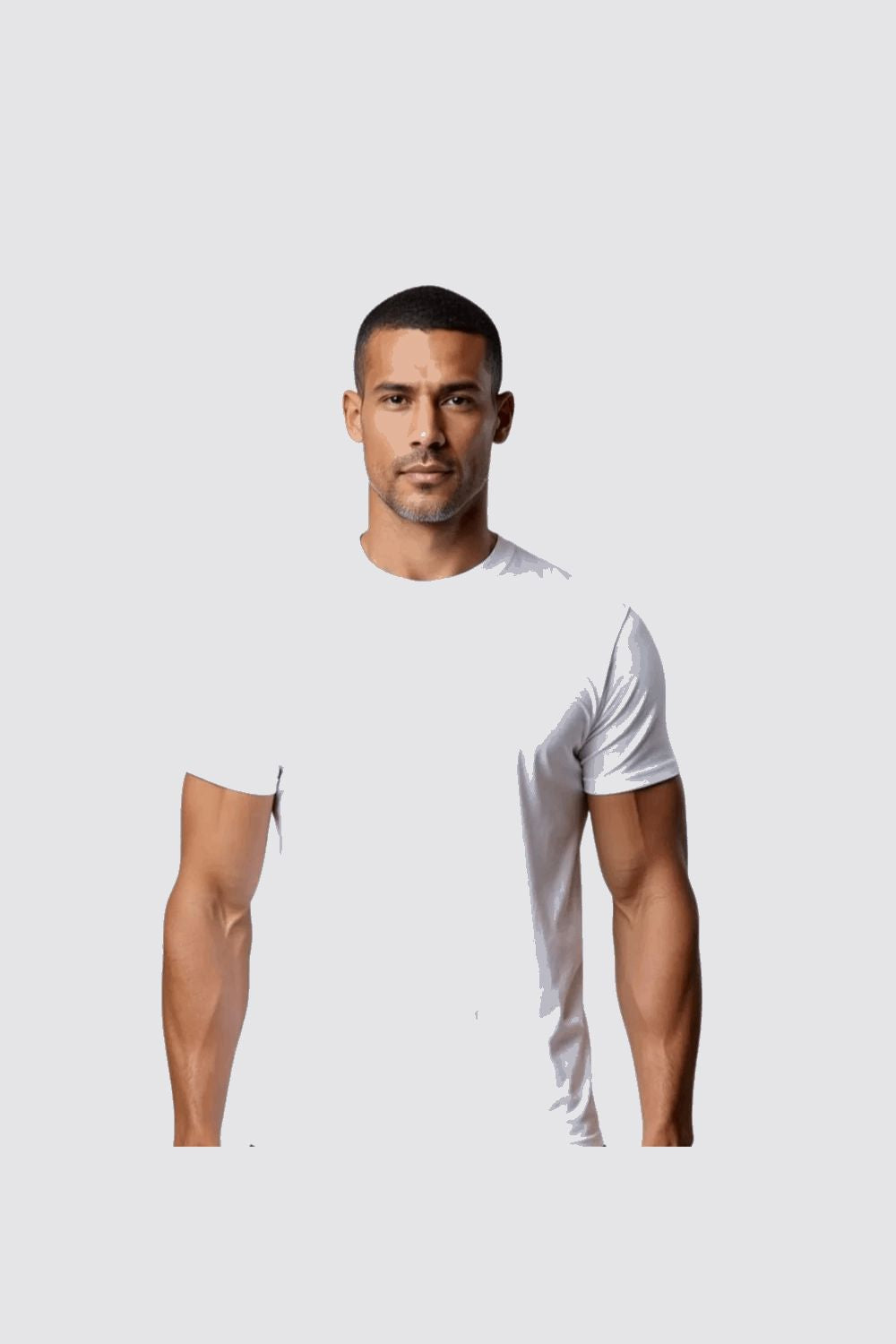 6 PACK - WHITE T-SHIRTS Alpha Aura