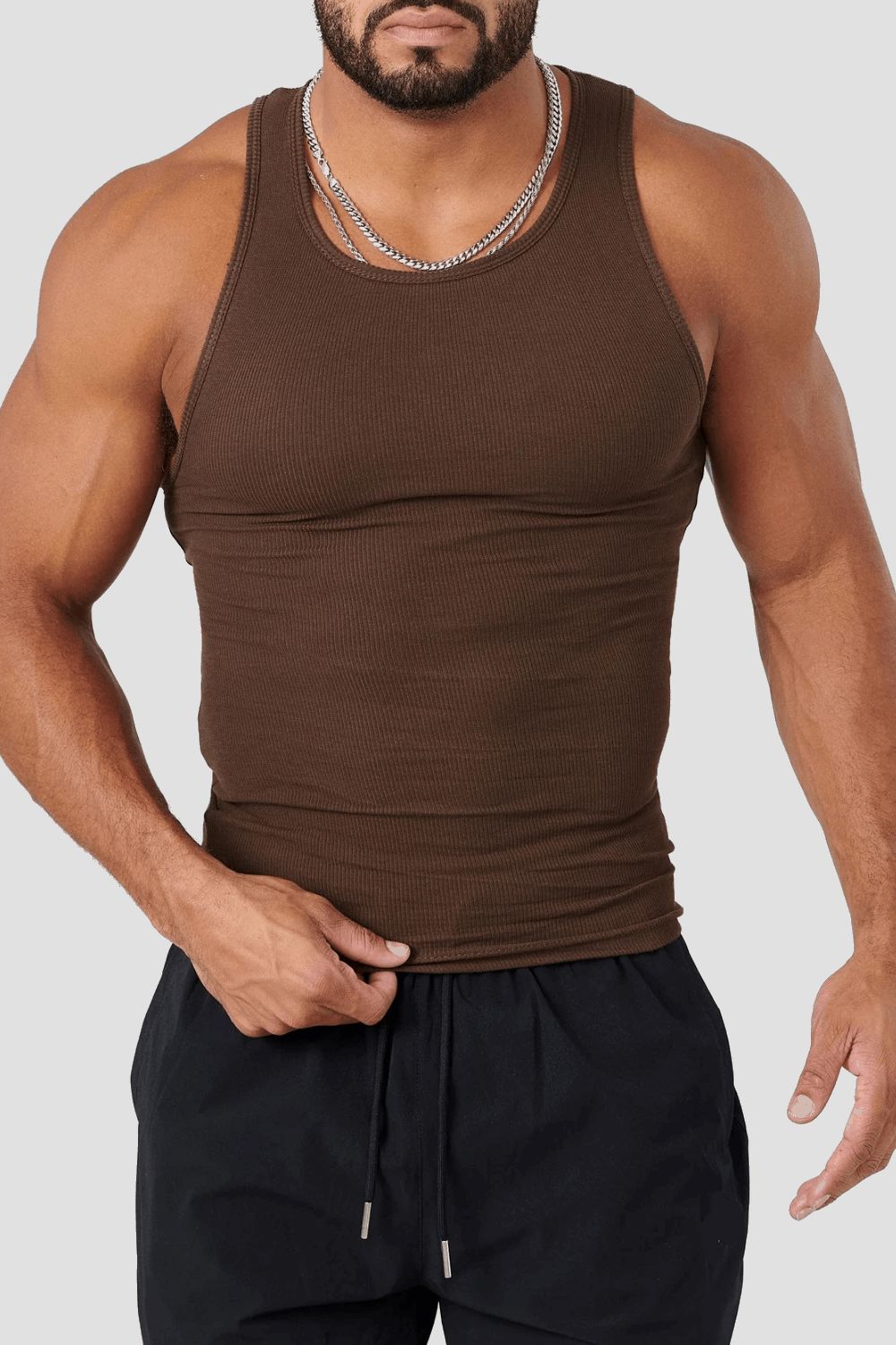 WIFE LOVER TANKTOP Alpha Aura Brown M