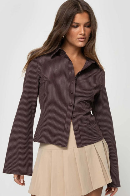 Anni pinstripe shirt