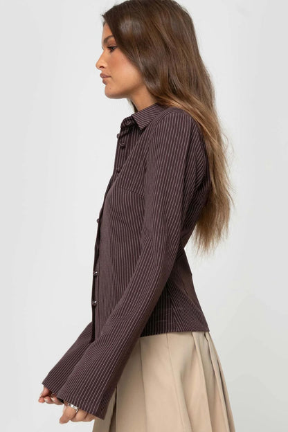 Anni pinstripe shirt