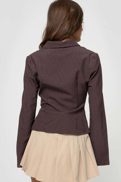 Anni pinstripe shirt
