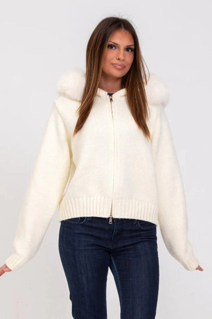 Fiva Fur Fluffer Coat Alpha Aura White S 