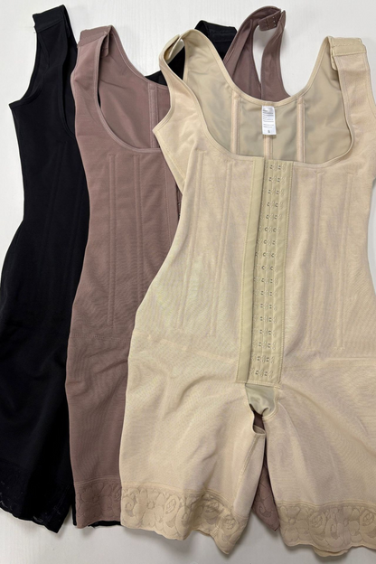 Buttoned Butt Lift Full Body Shaper