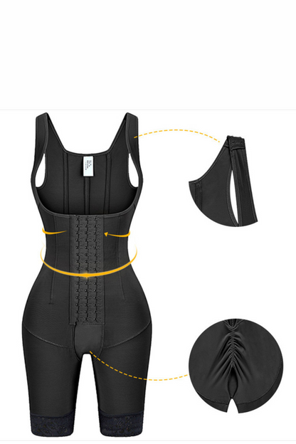 Buttoned Butt Lift Full Body Shaper
