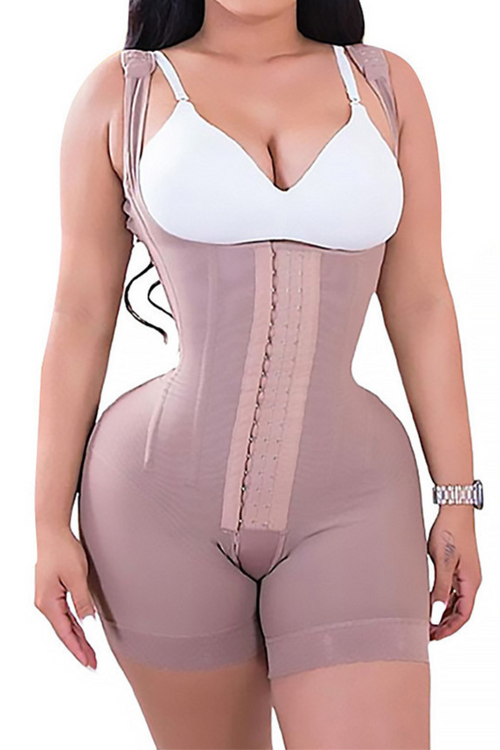 Buttoned Butt Lift Full Body Shaper